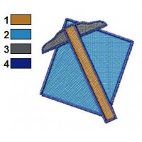 Ruler Engineering Embroidery Design